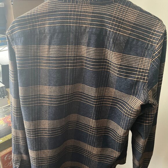 Outclass Glencheck Flannel Plaid Shirt Button Down Long Sleeve Casual Mens M - Picture 8 of 11